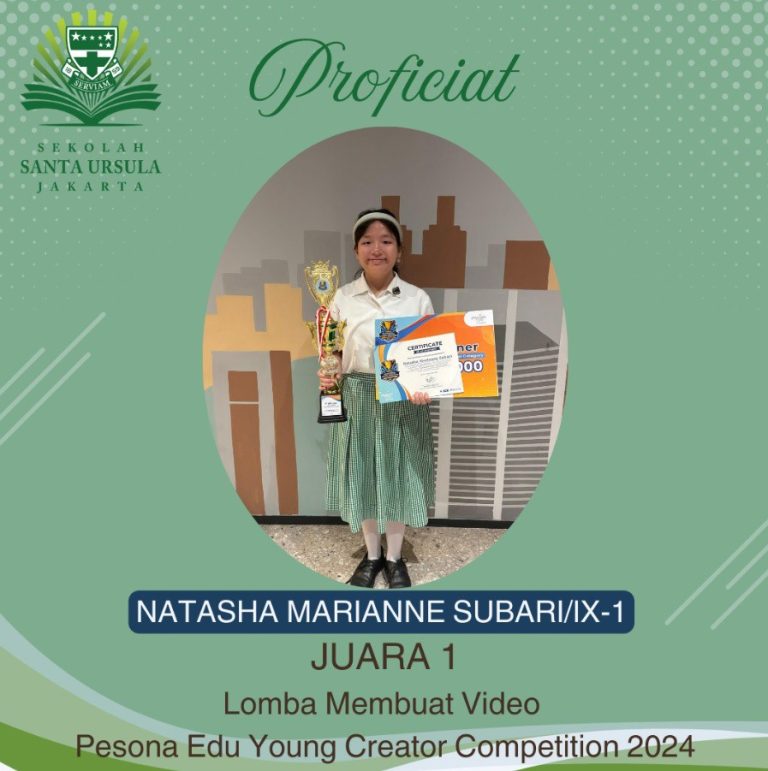 Natasha/IX-1 JUARA 1 Lomba Membuat Video