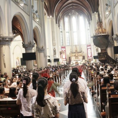 Perayaan Ekaristi Kenaikan Kelas di Gereja Katedral